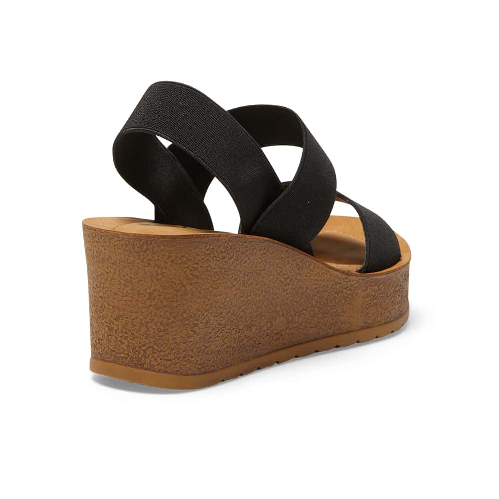 Ladro Wedge in Black