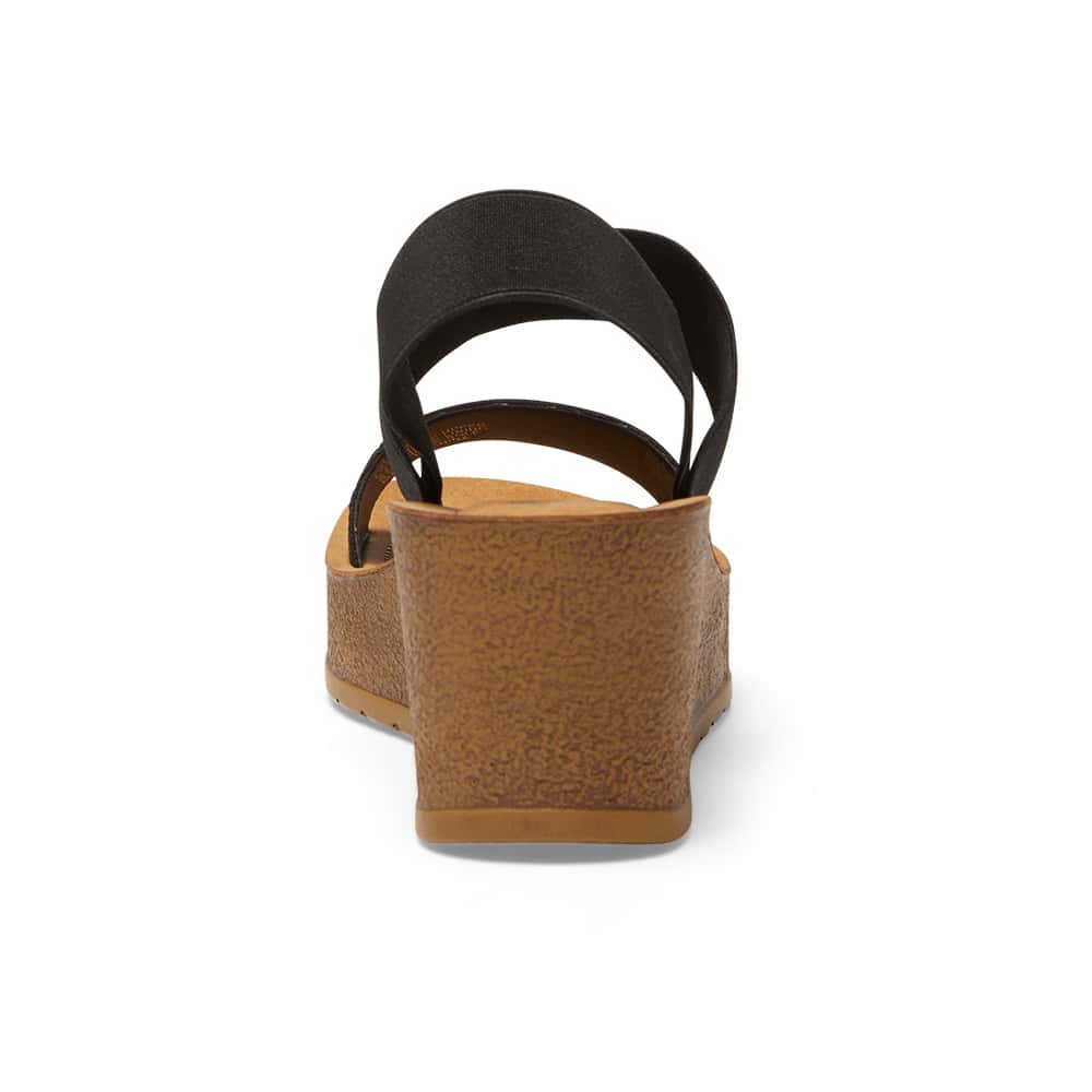 Ladro Wedge in Black