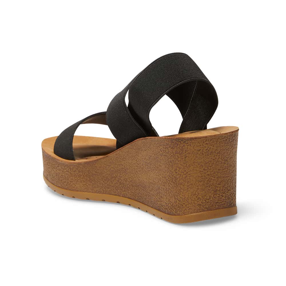 Ladro Wedge in Black