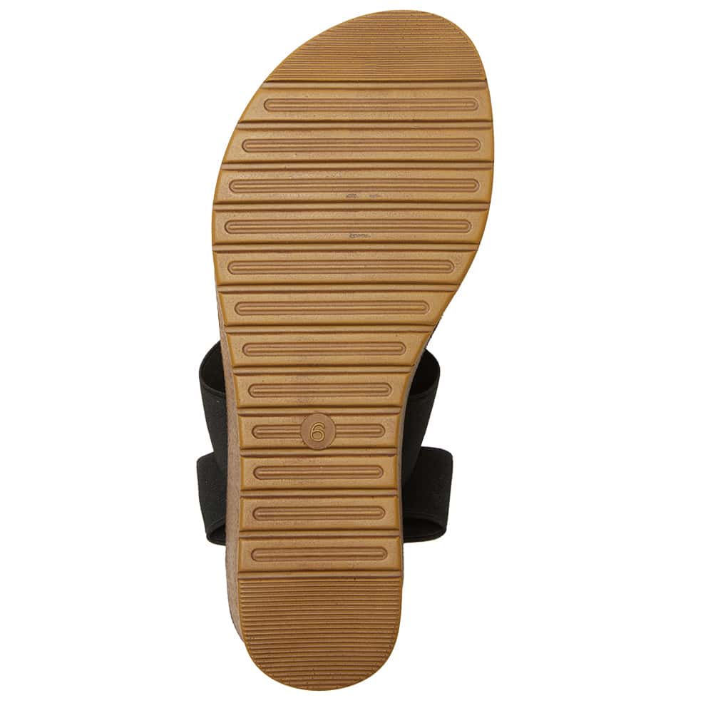 Ladro Wedge in Black