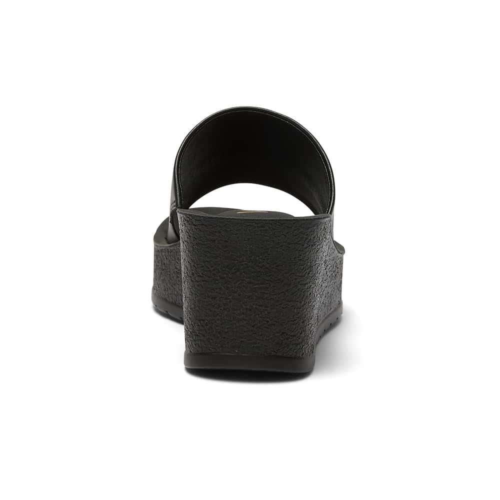 Landon Slide in Black Smooth