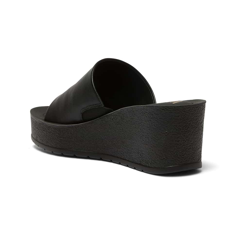 Landon Slide in Black Smooth