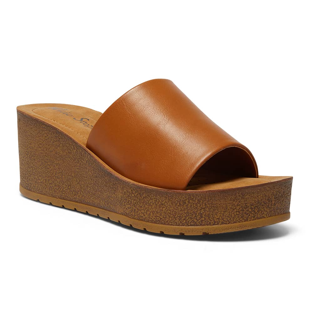 Landon Slide in Tan Smooth
