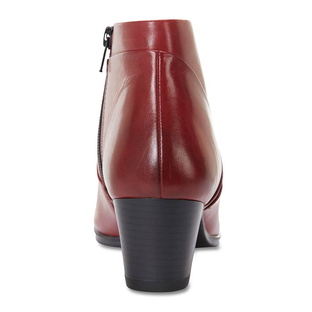 Marvin Boot in Red Leather