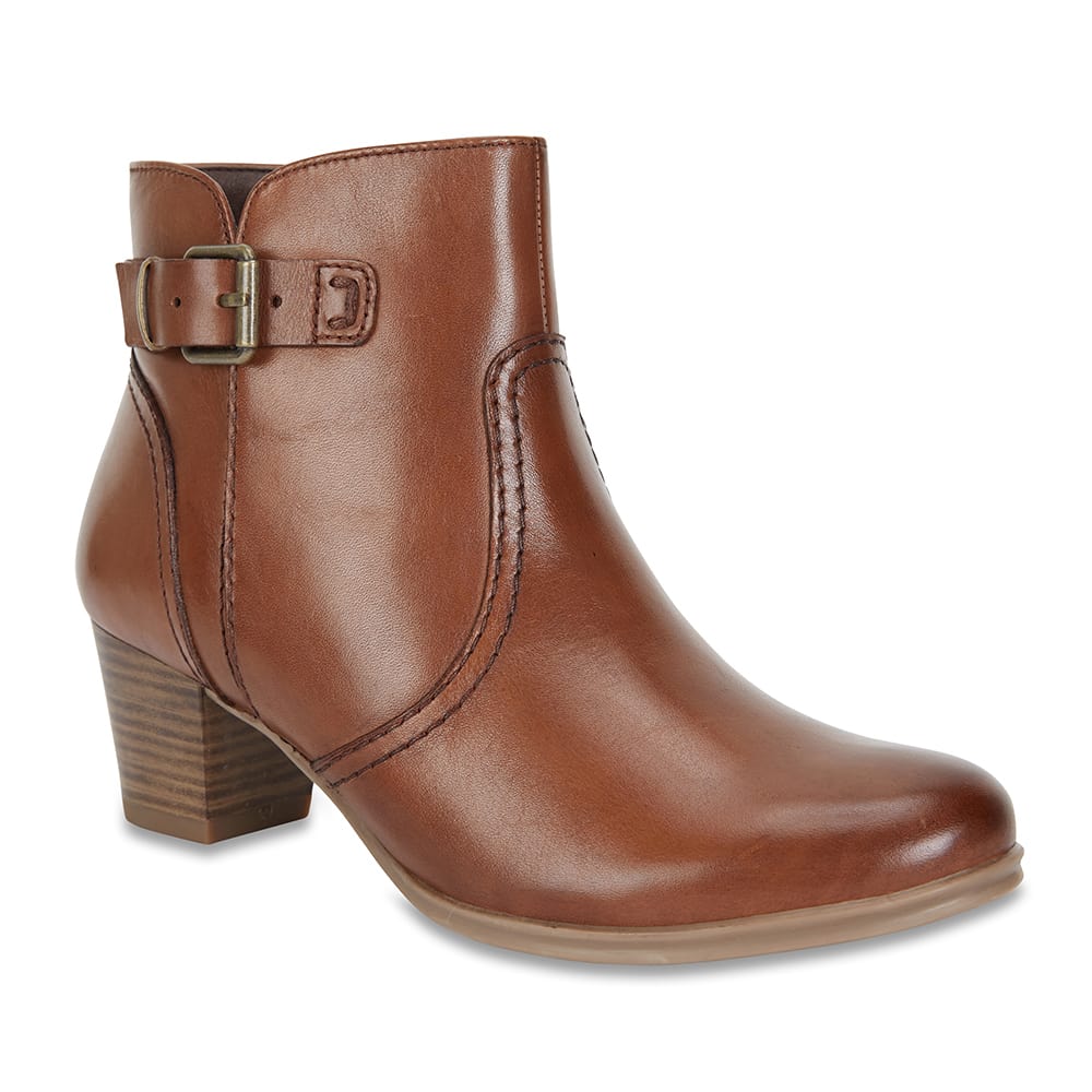 Mascot Boot in Cognac Leather
