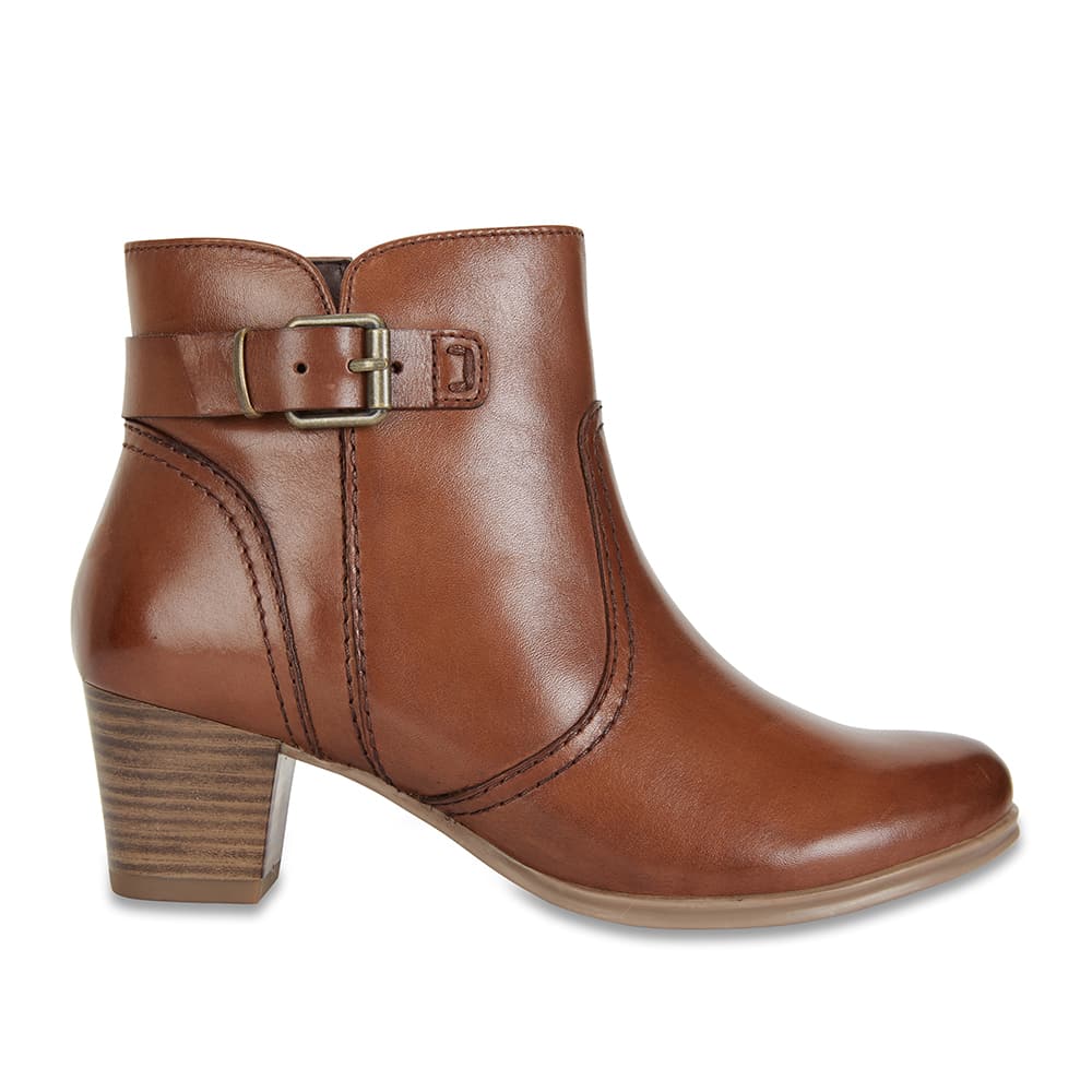 Mascot Boot in Cognac Leather