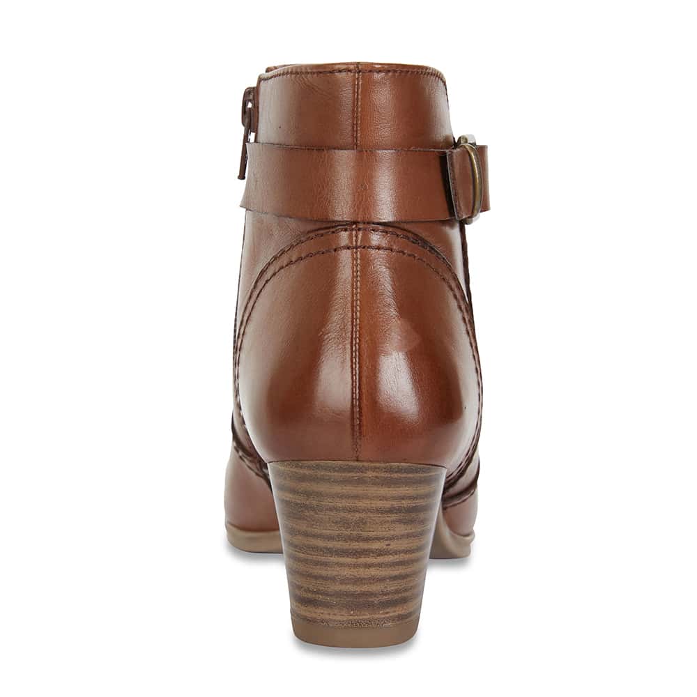 Mascot Boot in Cognac Leather