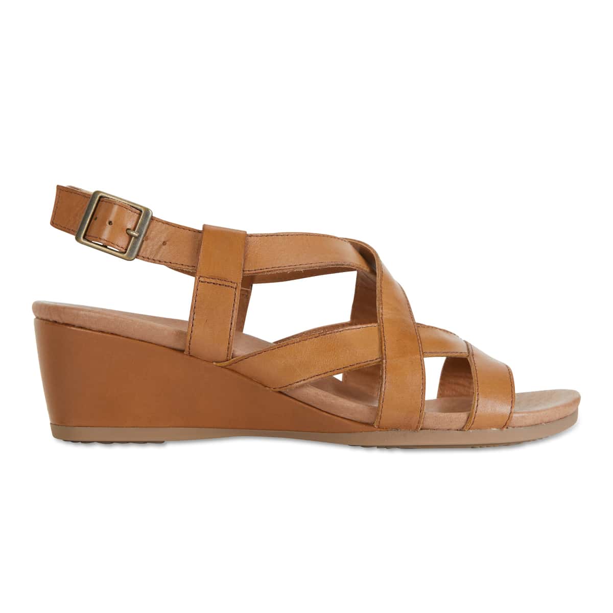 Miriam Heel in Cognac Leather