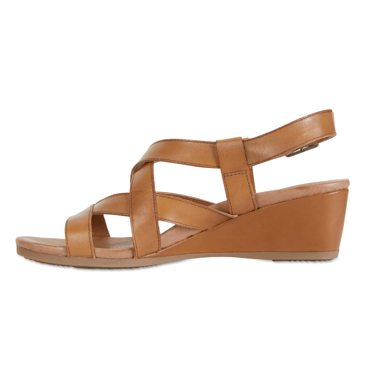 Miriam Heel in Cognac Leather