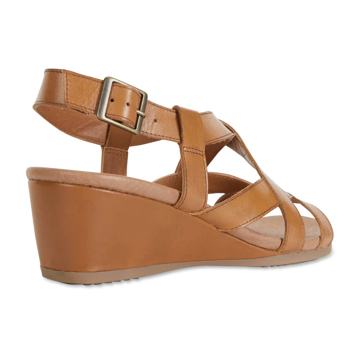 Miriam Heel in Cognac Leather