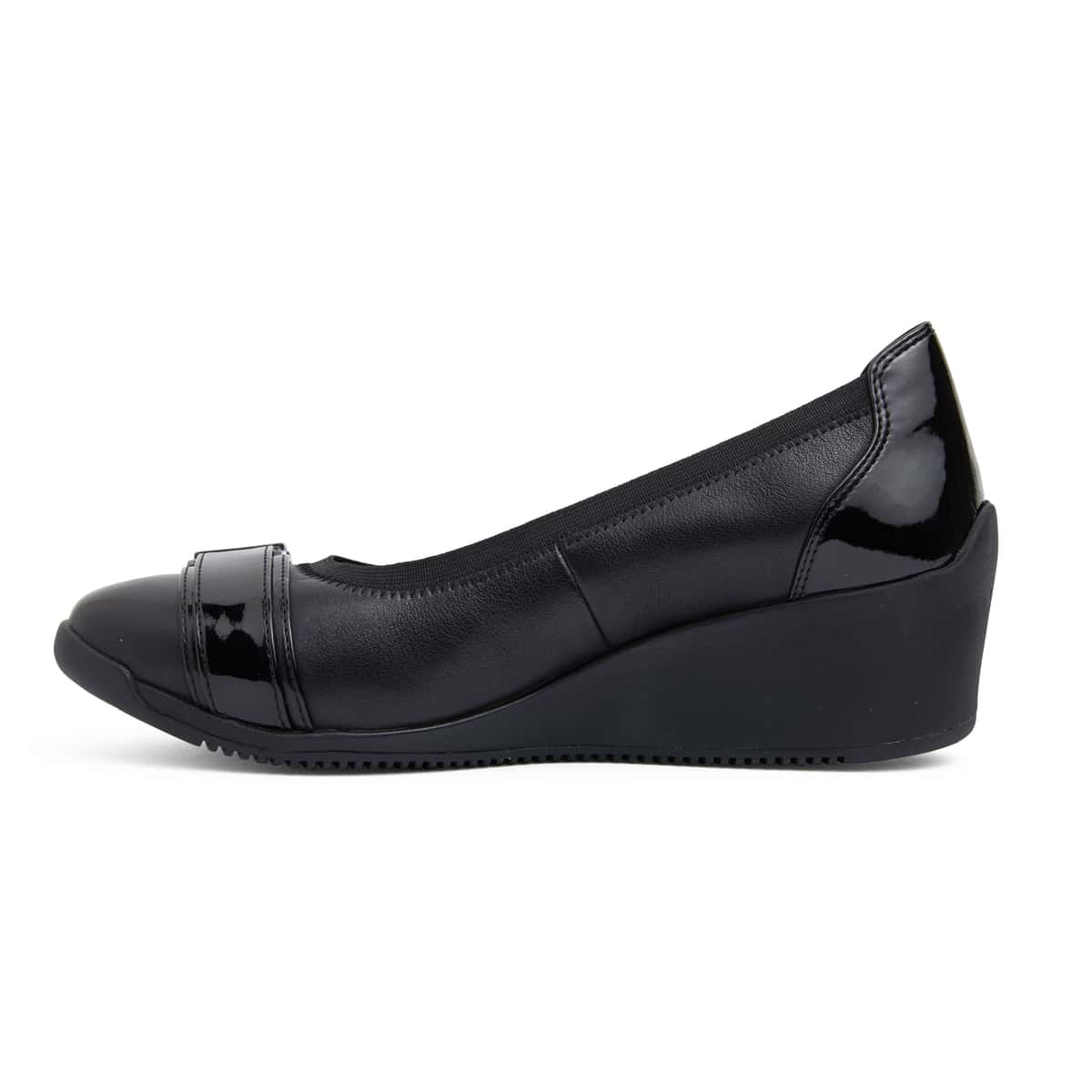 Narita Heel in Black Leather