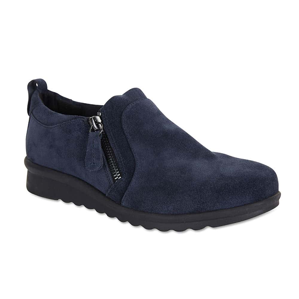 Noble Boot in Navy Suede