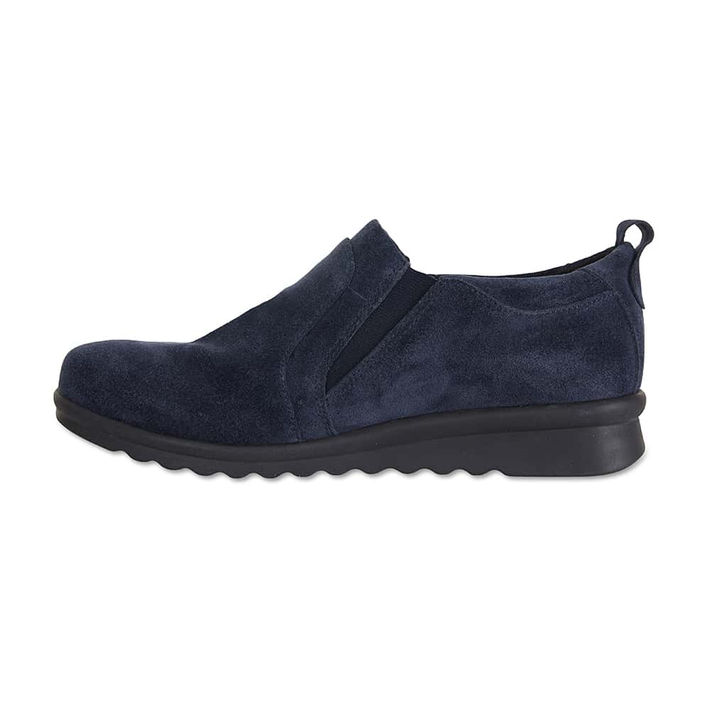 Noble Boot in Navy Suede