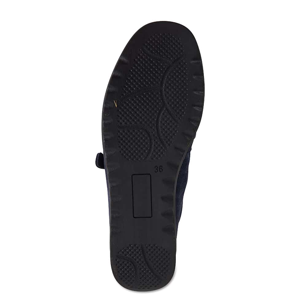 Noble Boot in Navy Suede