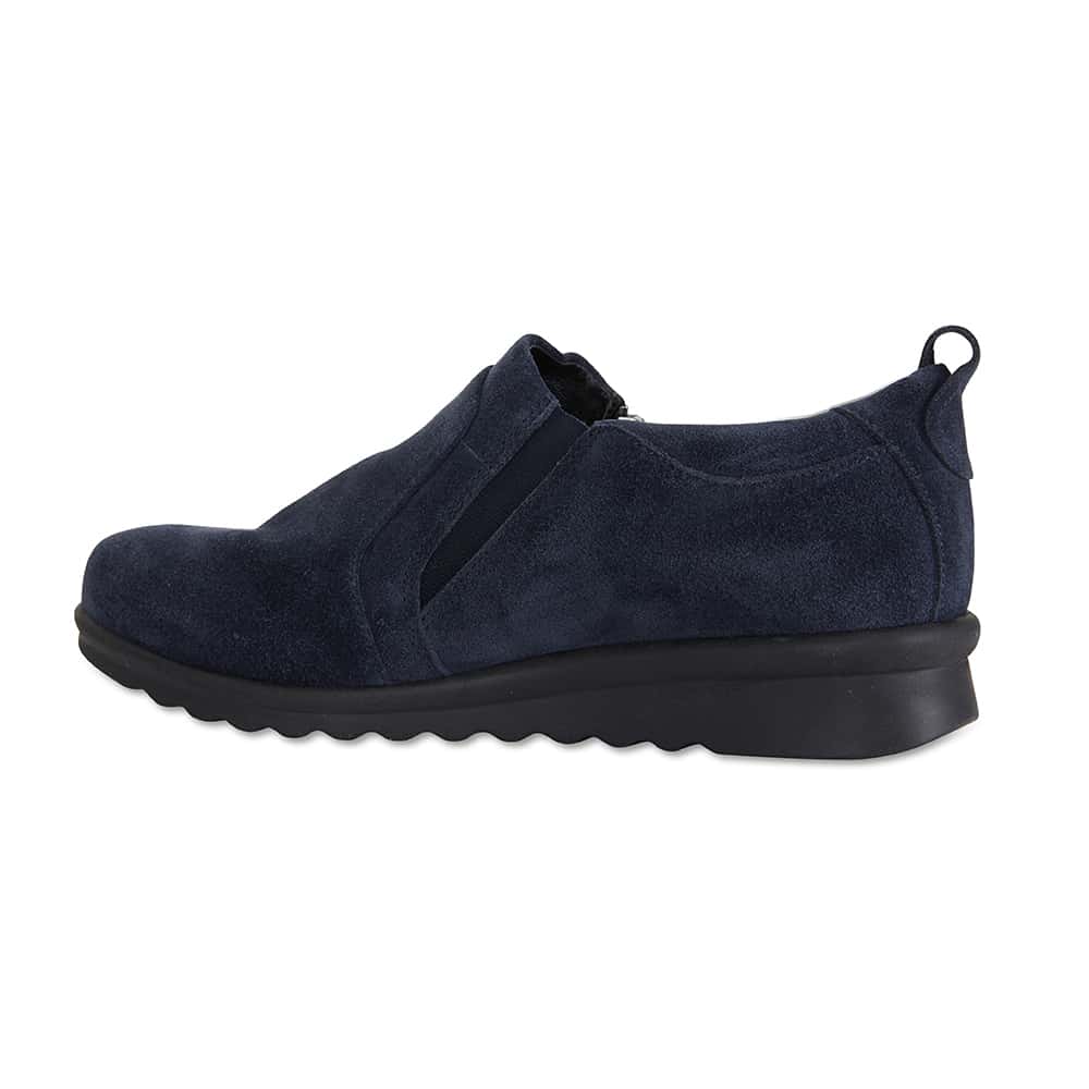 Noble Boot in Navy Suede