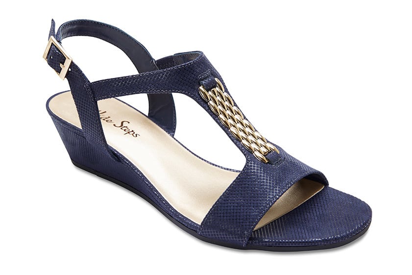 Nolan Heel in Navy Fabric