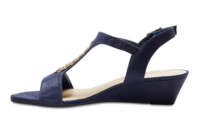 Nolan Heel in Navy Fabric