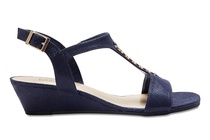 Nolan Heel in Navy Fabric