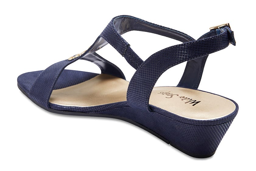 Nolan Heel in Navy Fabric