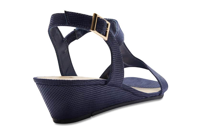 Nolan Heel in Navy Fabric