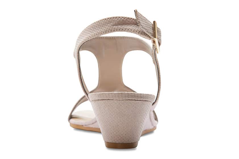 Nolan Heel in Neutral Fabric