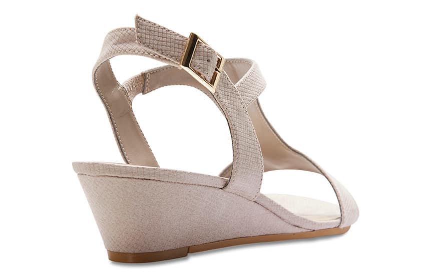 Nolan Heel in Neutral Fabric