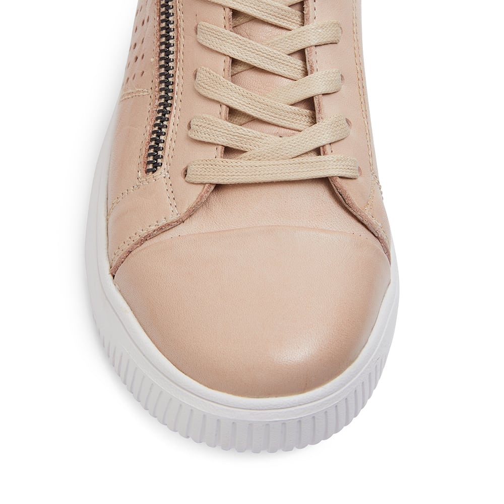 Novella Sneaker in Blush And Tan Leather