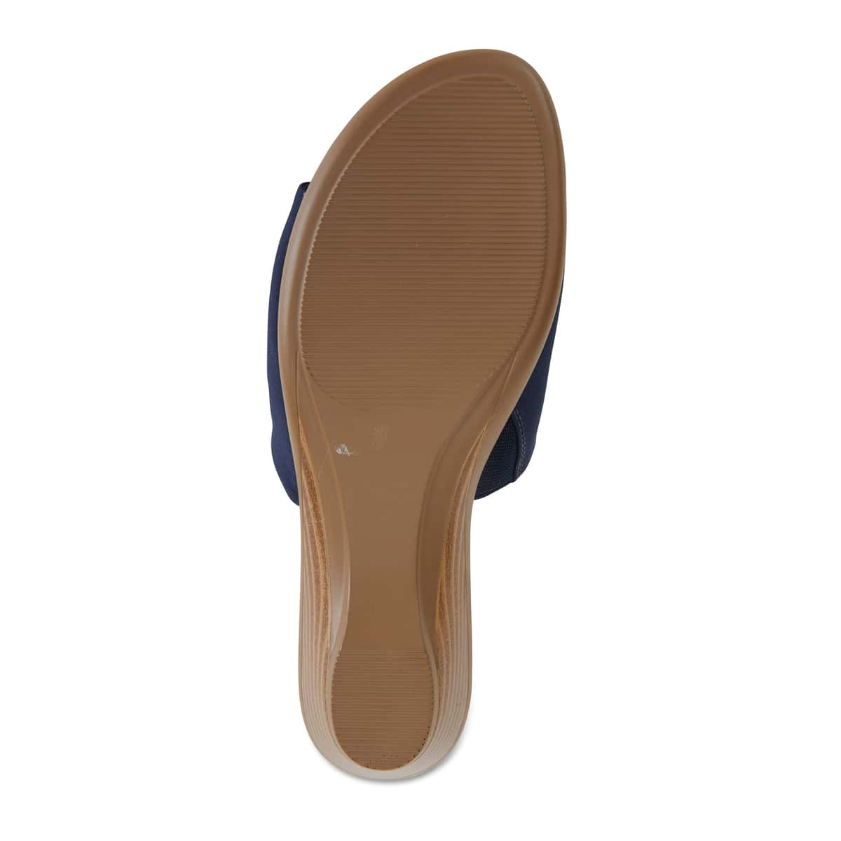 Orient Heel in Navy Fabric