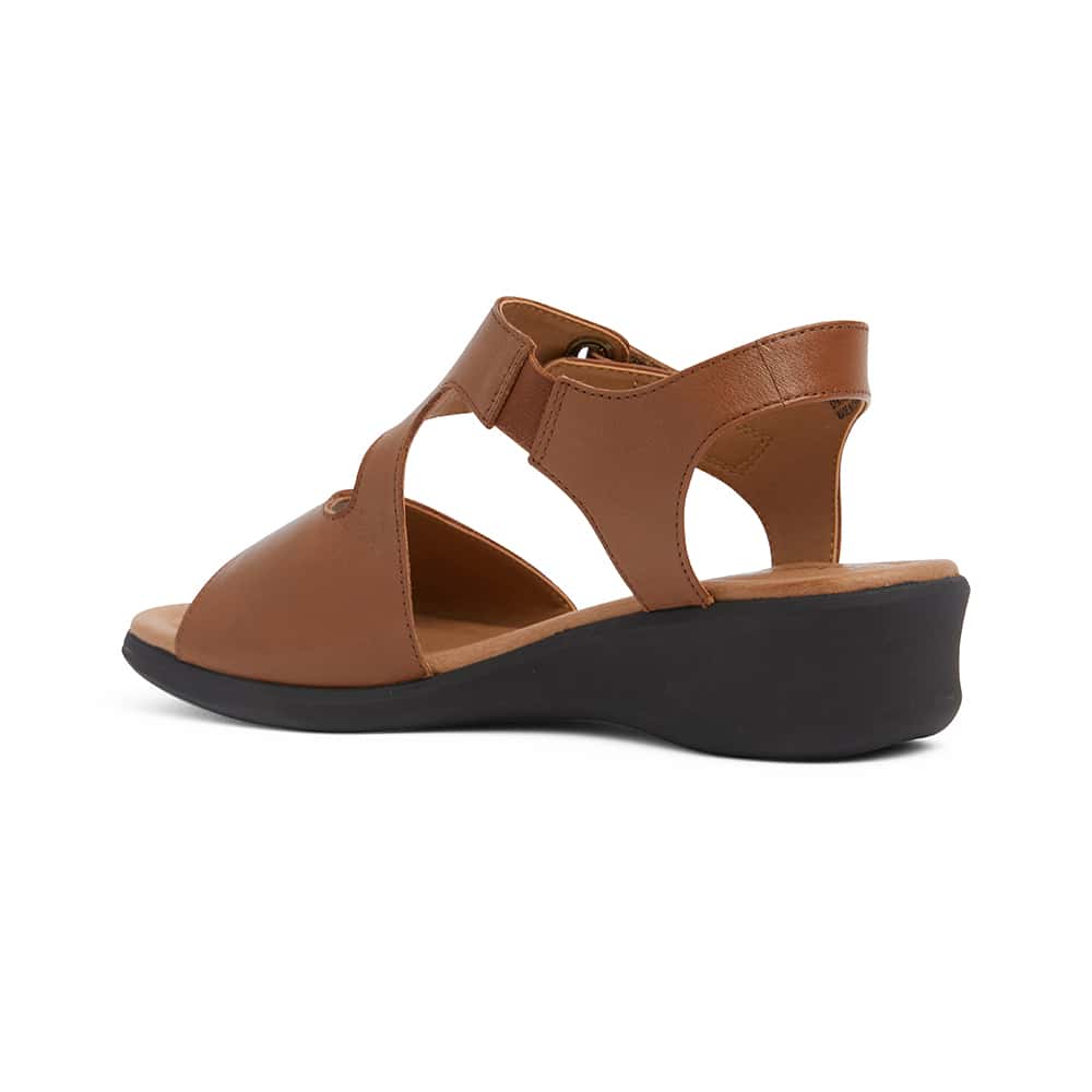 Patty Heel in Tan Leather