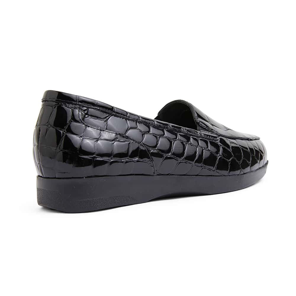 Verse Loafer in Black Patent