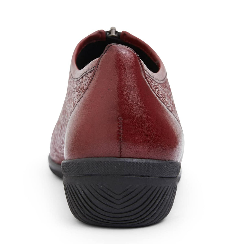 Wiley Brogue in Red Leather